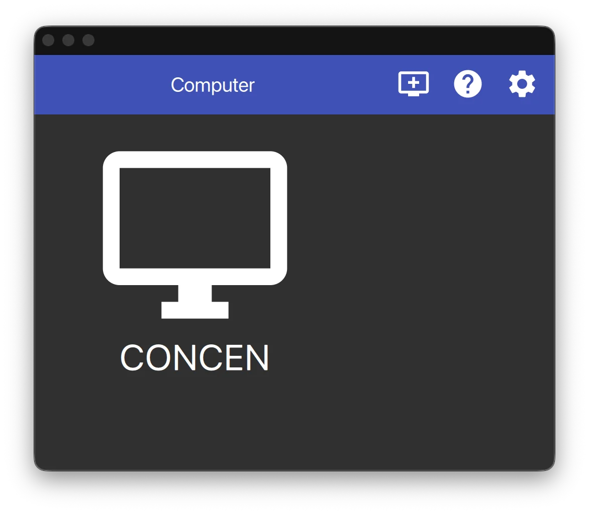 The Moonlight interface on the Mac with the Windows PC added as a host tile